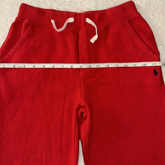 Polo Ralph Lauren red sweats size large (14-16) kids - Picture 7 of 12
